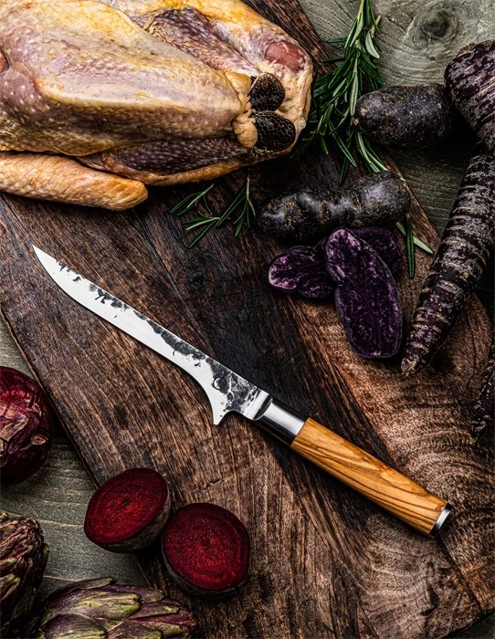 Forged Olive Uitbeenmes 16cm - Afbeelding 2