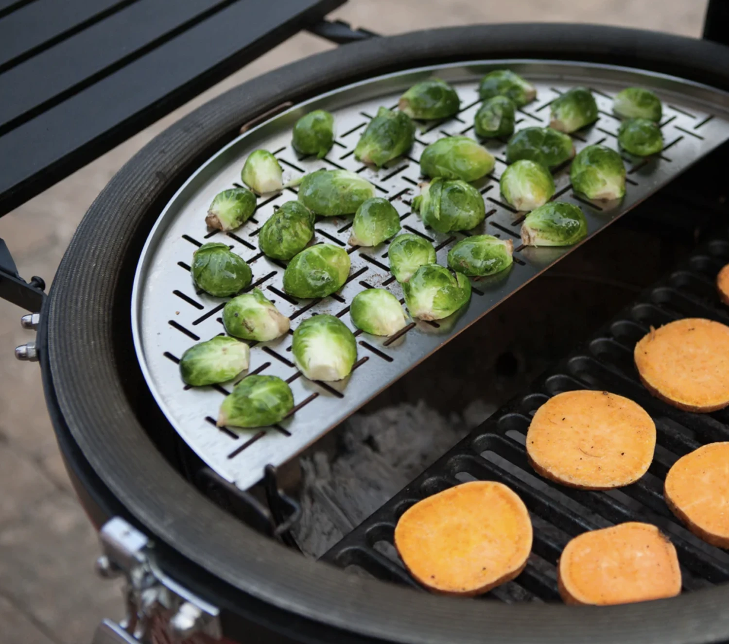 Kamado Joe Half Rond Lasergesneden Rvs Rooster - Afbeelding 2