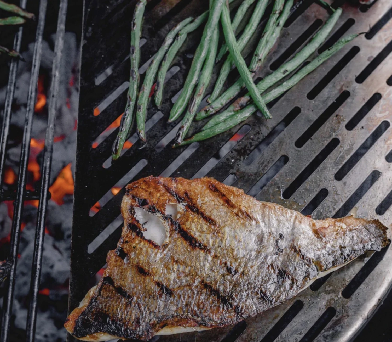 Kamado Joe Half Rond Lasergesneden Rvs Rooster - Afbeelding 3