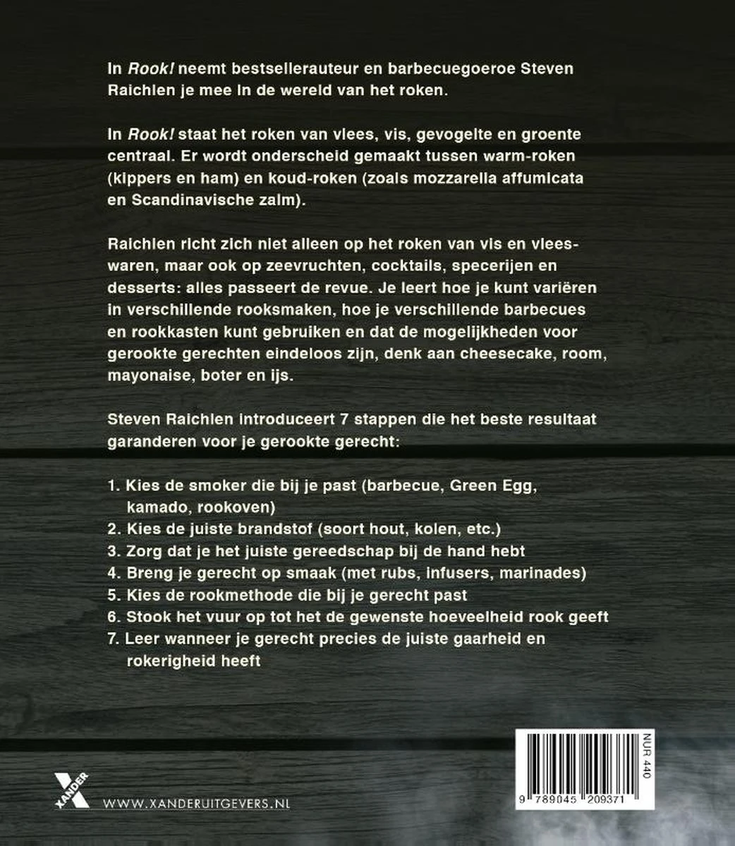 Steven Raichlen Rook! Culinair Roken Op De BBQ En Andere Rookkasten - Afbeelding 2